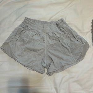White lululemon shorts